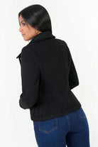 Chaqueta Corta Paño Carnero con Cuello Sport