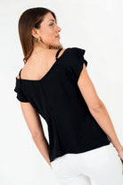 Blusa Vienna Labrada Off Shoulder Escote V