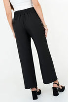 Pantalón Palazo con Pretina Cruzada