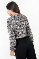 Blusa Manga Larga Bali Estampado