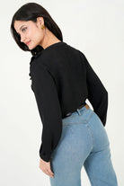 Blusa Manga Larga Estilo Boho