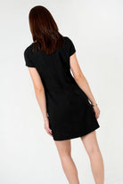 Vestido Rayón Escote Ojal con Tapitas