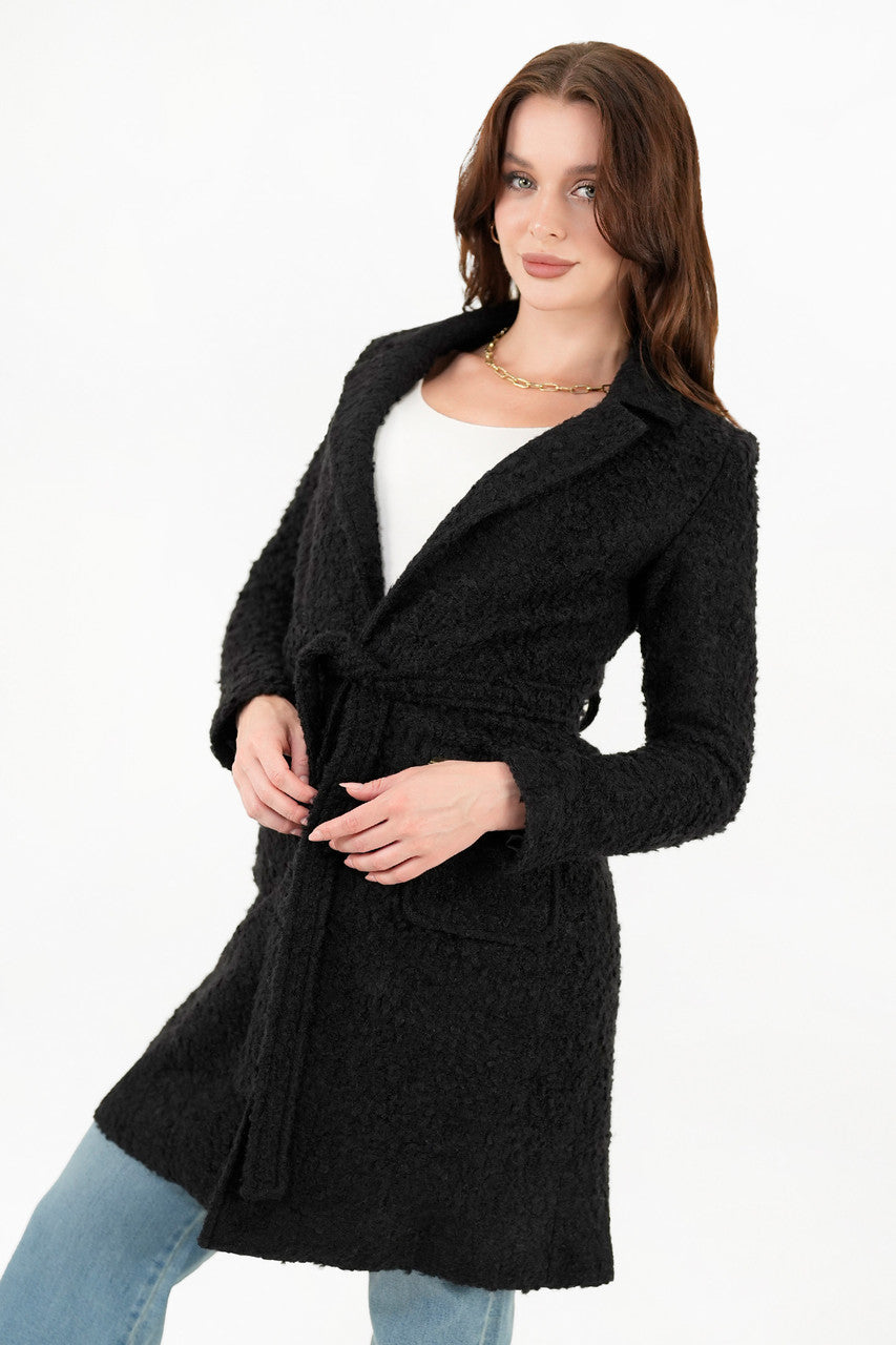 Abrigo oversize manga larga