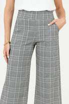 Pantalón Palazo Stone Pretina Elasticada con Bolsillos