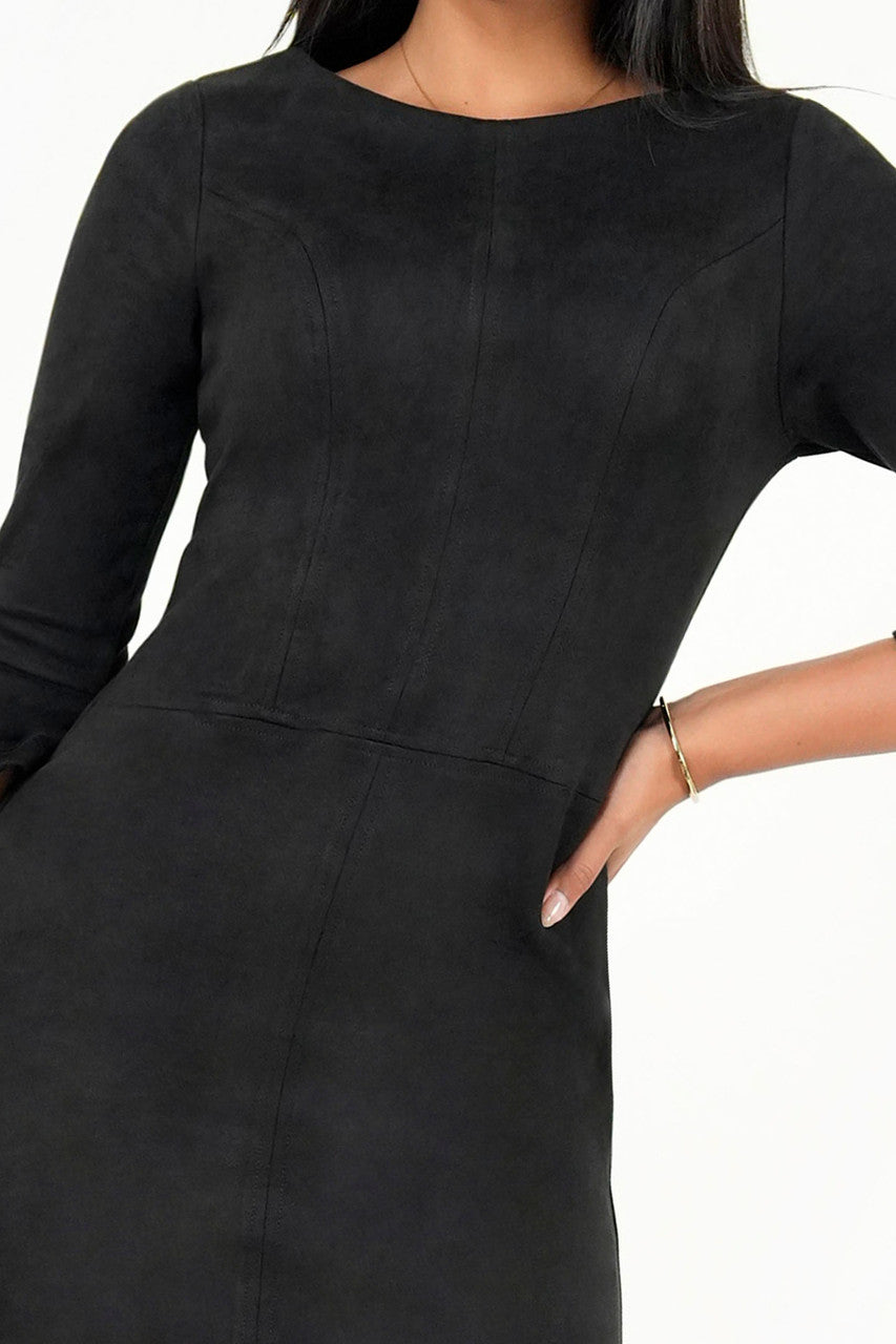 Vestido Corto Suede