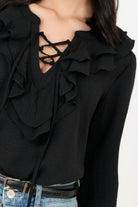 Blusa Manga Larga Estilo Boho