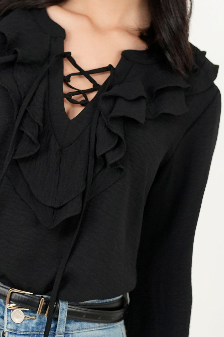 Blusa Manga Larga Estilo Boho