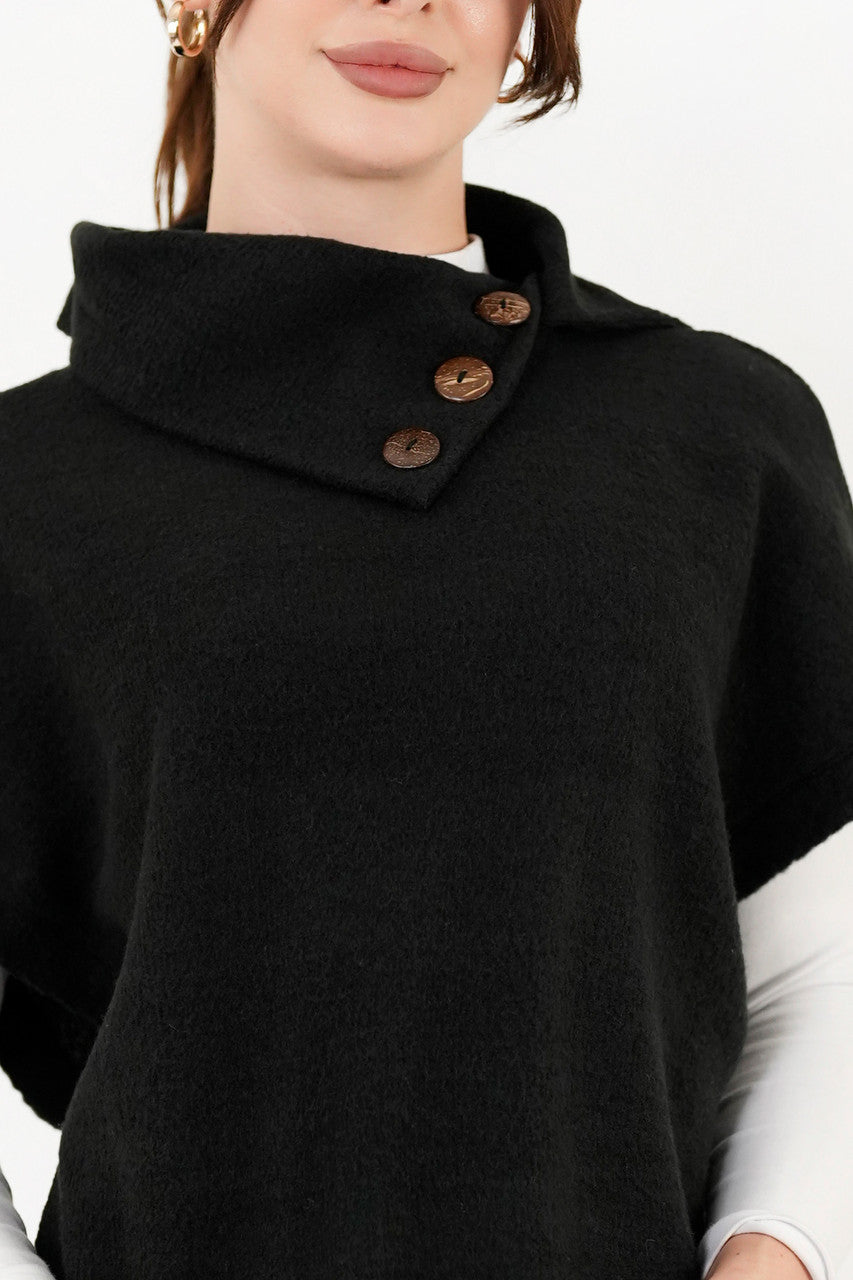 Poncho Cuello alto ancho