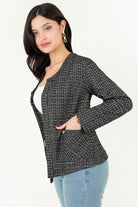 Chaqueta Chanel Bouclé con Cuello Neru Anatómico