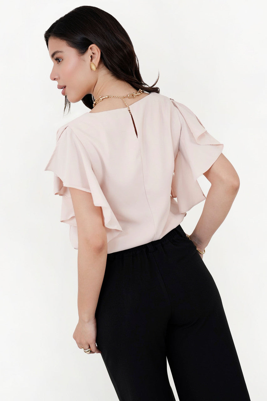Blusa Seda Pocka Escote V