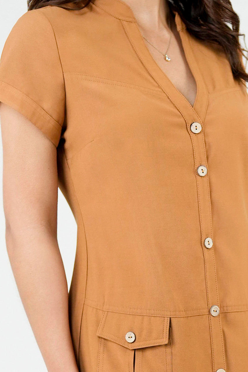 Vestido Corto Camisero Cannes