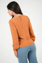 Blusa Manga Larga Gasa Crepe
