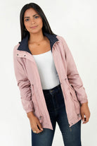 Casaca Reversible Impermeable con Capucha
