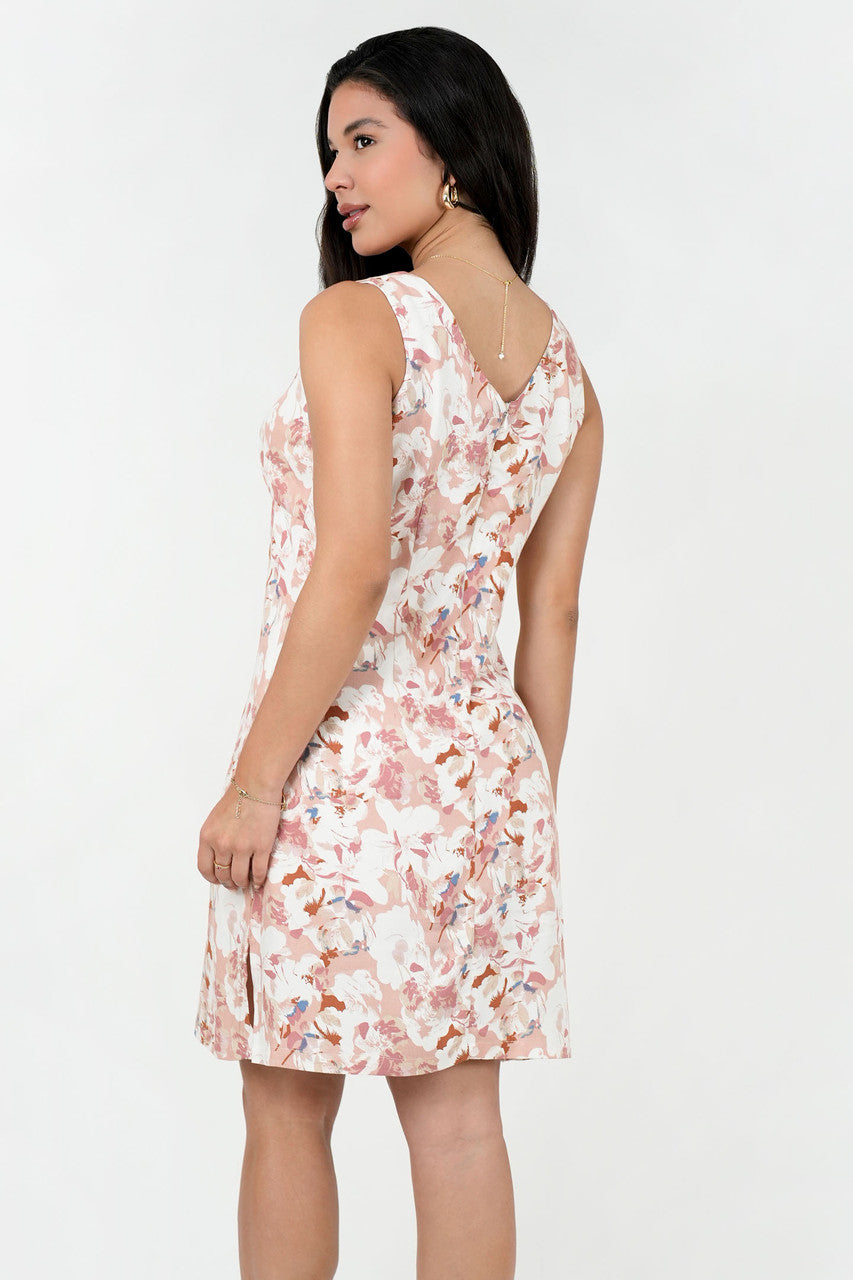 Vestido Corto Pamela Escote V Corte Princesa
