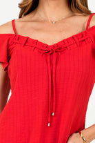 Blusa Vienna Labrada Off Shoulder Escote V