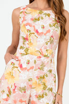 Enterizo Corto Estampado Twill