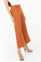 Pantalón Palazo con Pretina Elasticada y Presillas