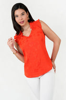Blusa Seda Hindú Escote V con Cuello Neru