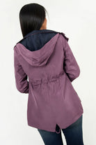 Casaca Reversible Impermeable con Capucha