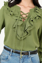 Blusa Manga Larga Estilo Boho