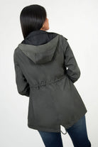 Casaca Reversible Impermeable con Capucha