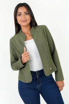 Chaqueta Corta Chompero con Cuello Neru