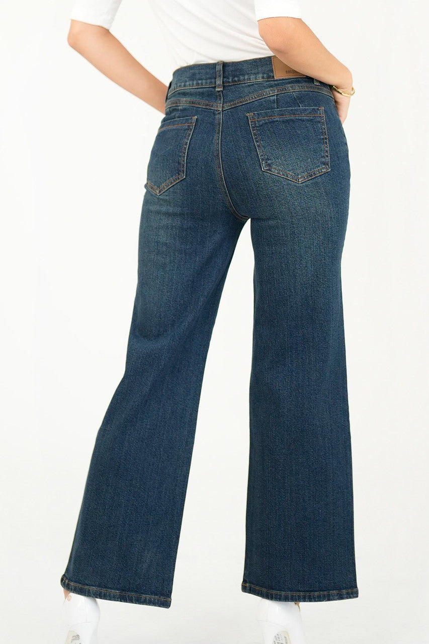 Pantalón Recto Pretina cruzada