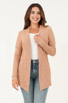 Cardigan manga larga