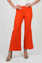 Pantalón Palazo Bengalina Crepé Vienna con Recogido