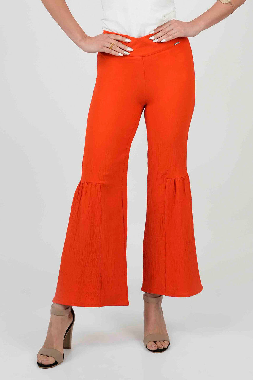 Pantalón Palazo Bengalina Crepé Vienna con Recogido