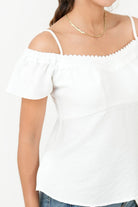 Top Tiras Delgada Off shoulder