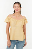 Top Tiras Delgada Off shoulder