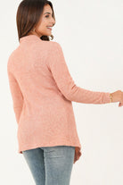 Cardigan manga larga
