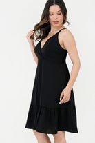 Vestido Corto Copa Cruzada
