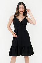 Vestido Corto Copa Cruzada