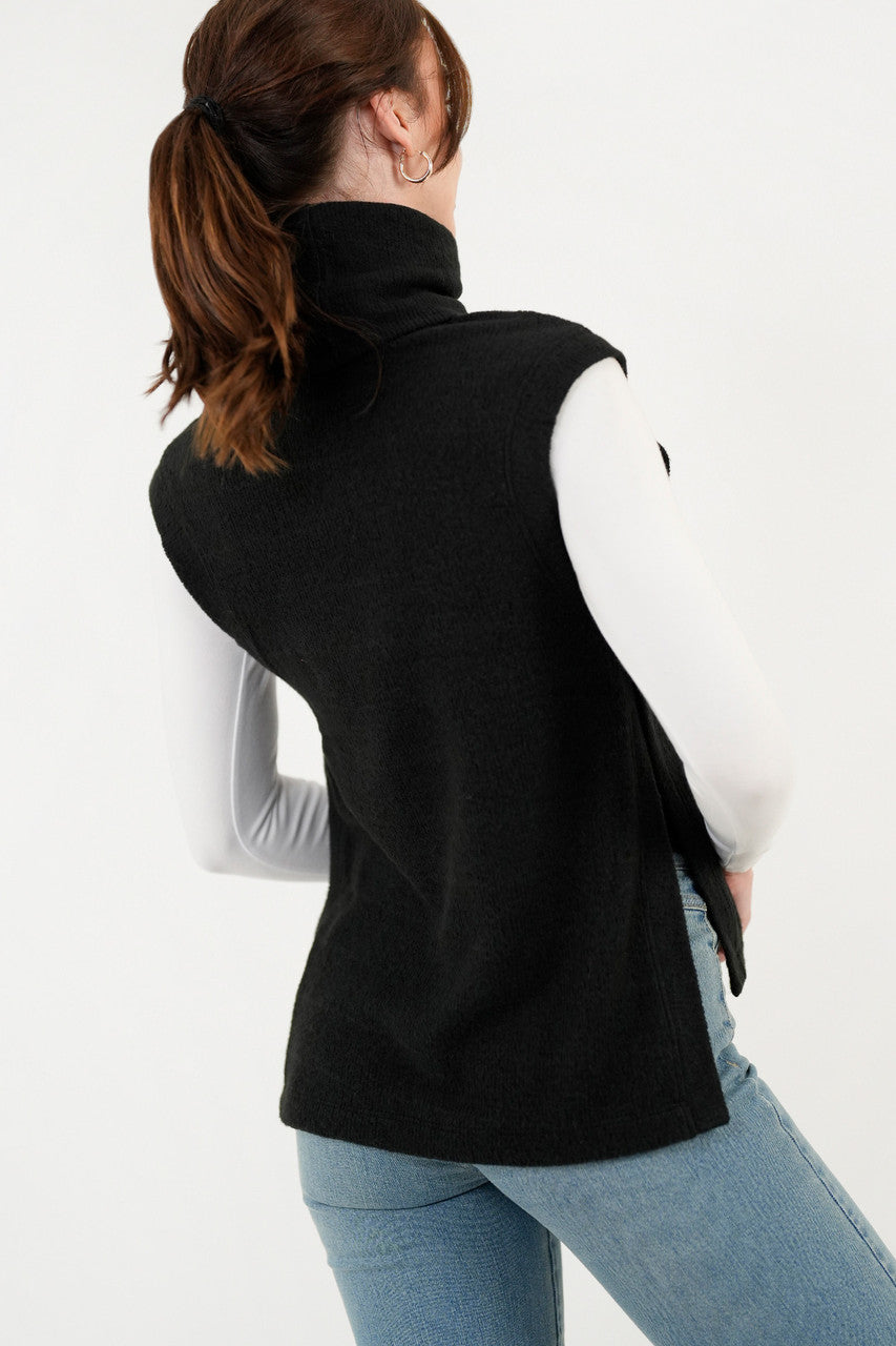 Chaleco cuello alto