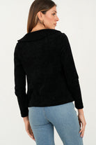 Chompa corta cuello sport