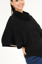 Poncho cuello alto
