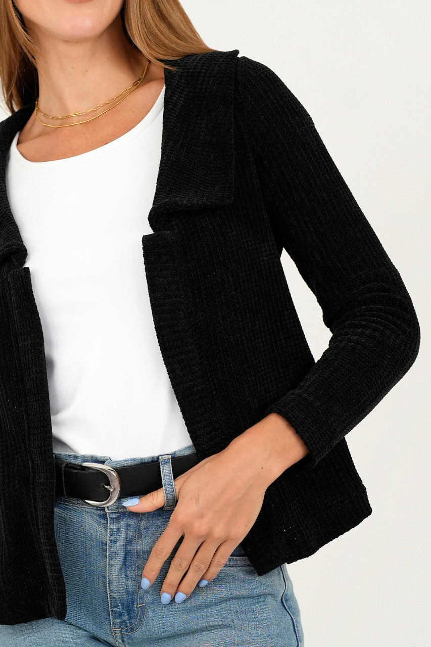 Chompa corta cuello sport