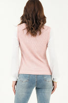 Blusa/Chaleco cuello redondo