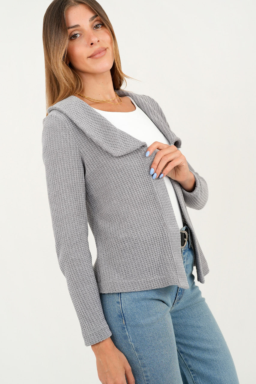 Chompa corta cuello sport