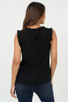 Blusa Manga Cero Pechera Delicada