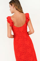 Vestido largo con escote corazón y corte princesa