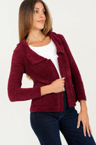 Chompa corta cuello sport