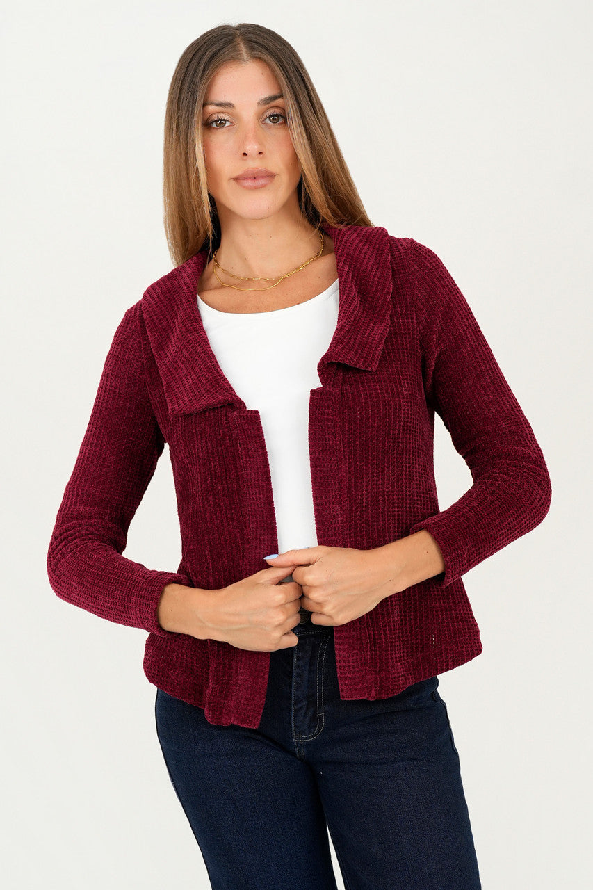 Chompa corta cuello sport