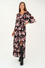 Vestido Maxi Lino Estampado Vestido Maxi Lino Estampado