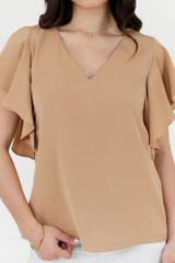 Blusa Seda Pocka Escote V